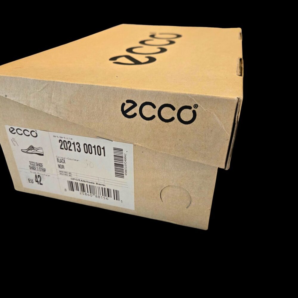 Ecco “Shade” 3-Strap Leather Shoes – EU 42 – Like New (Worn Once) - Picture 12 of 12